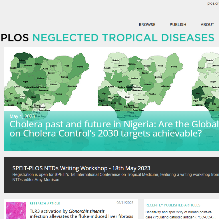 Статья учёных НЦ ПЗСРЧ опубликована в высокорейтинговом журнале «PLoS Neglected Tropical Diseases» (Q1)